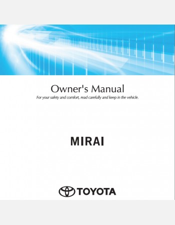 toyota mirai 2022 owners manual lhd& rhd